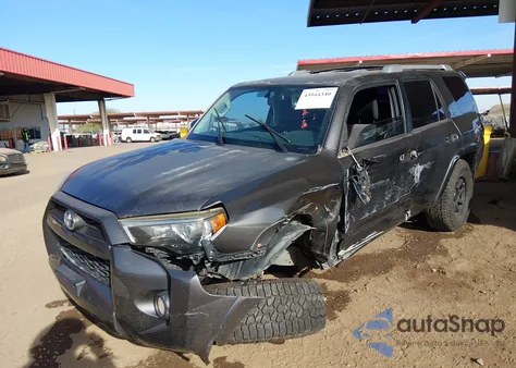 2015 Toyota 4Runner Sr5 z USA, uszkodzony, nr VIN JTEZU5JR3F5100574